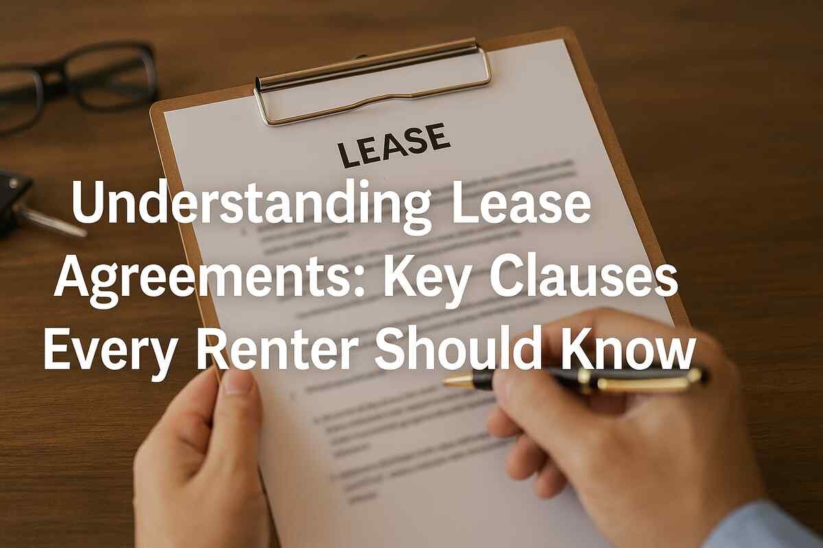 Understanding Lease Agreements Key Clauses Every Renter Should Know