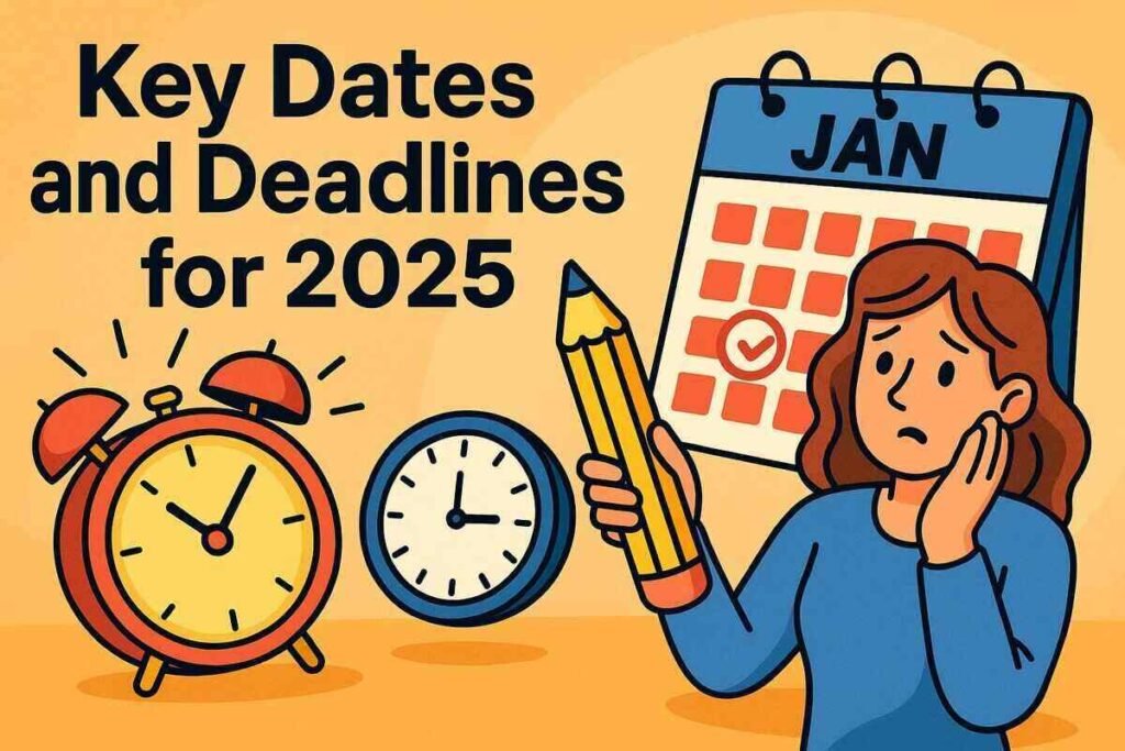 Key Dates and Deadlines for 2025